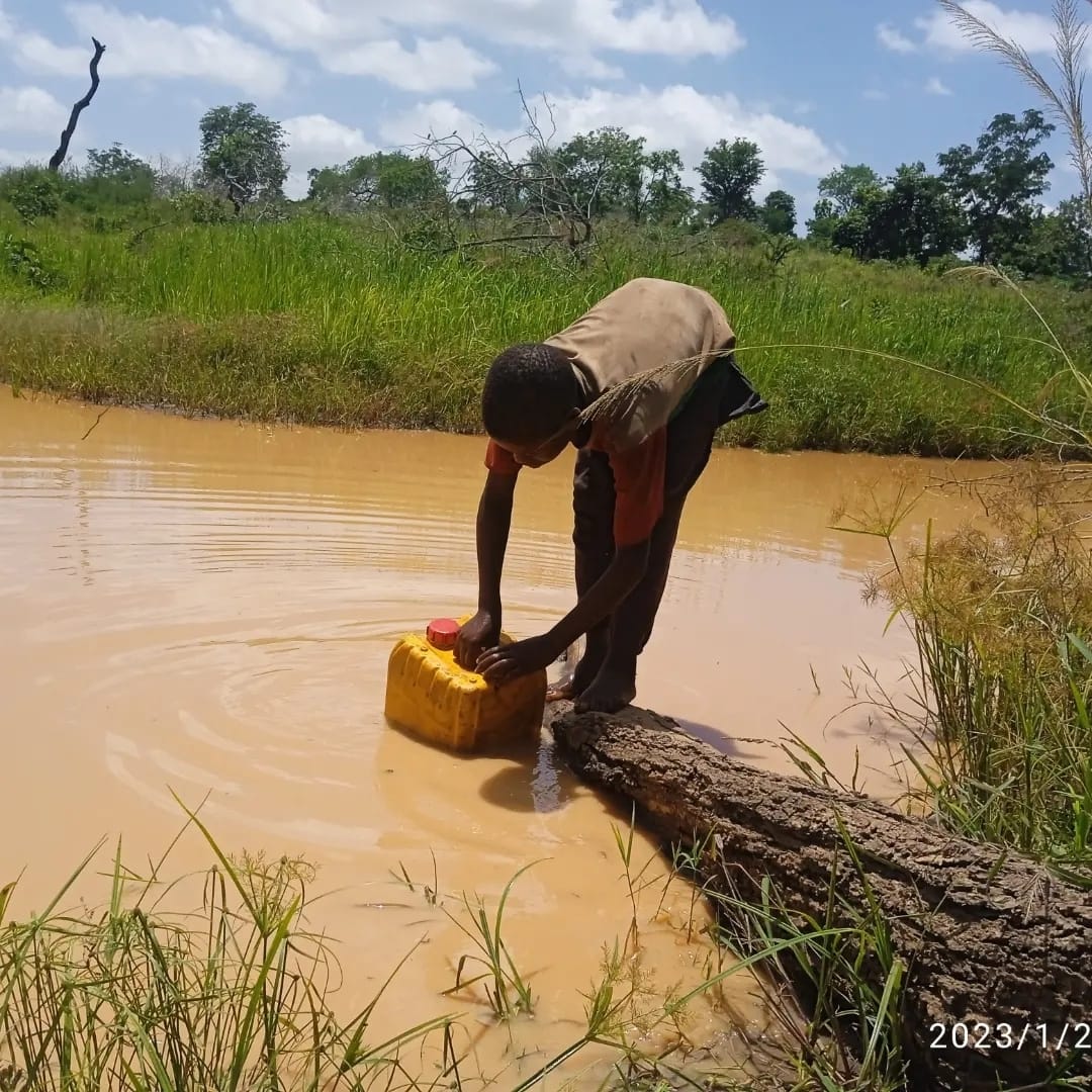 Community gathering for water project